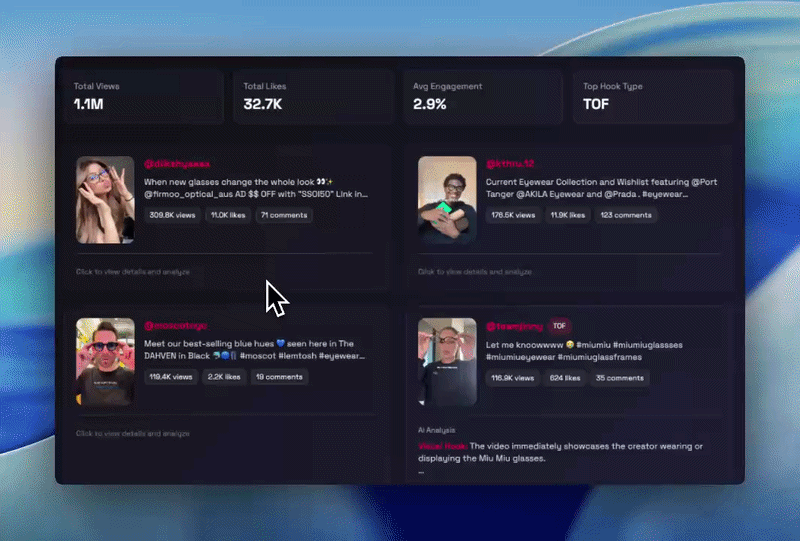 Track & Find Viral Reels